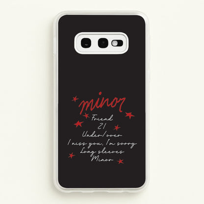 Friend 21 - Abrams  - Gracie Abrams Phone Case for Galaxy S10e