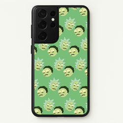 R&M Pattern  - Rick And Morty Phone Case for Galaxy S21 Ultra