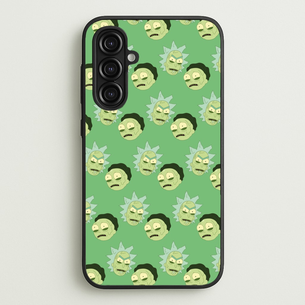 R&M Pattern  - Rick And Morty Phone Case for Galaxy A16