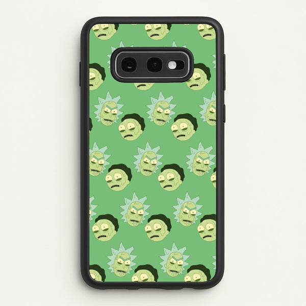 R&M Pattern  - Rick And Morty Phone Case for Galaxy S10e