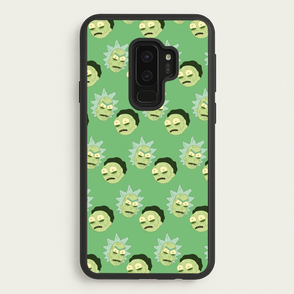 R&M Pattern  - Rick And Morty Phone Case for Galaxy S9 Plus