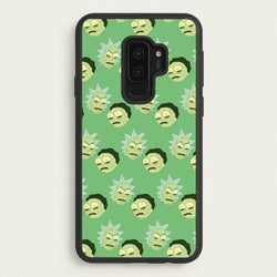 R&M Pattern  - Rick And Morty Phone Case for Galaxy S9 Plus