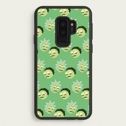 R&M Pattern  - Rick And Morty Phone Case for Galaxy S9 Plus