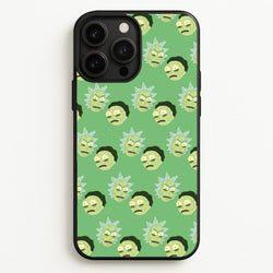 R&M Pattern  - Rick And Morty Phone Case for iPhone 13 Pro Max