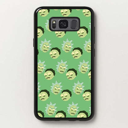 R&M Pattern  - Rick And Morty Phone Case for Galaxy S8