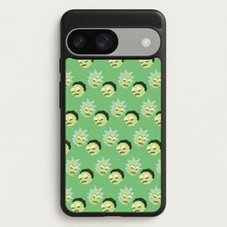 R&M Pattern  - Rick And Morty Phone Case for Google Pixel 9 / 9 Pro