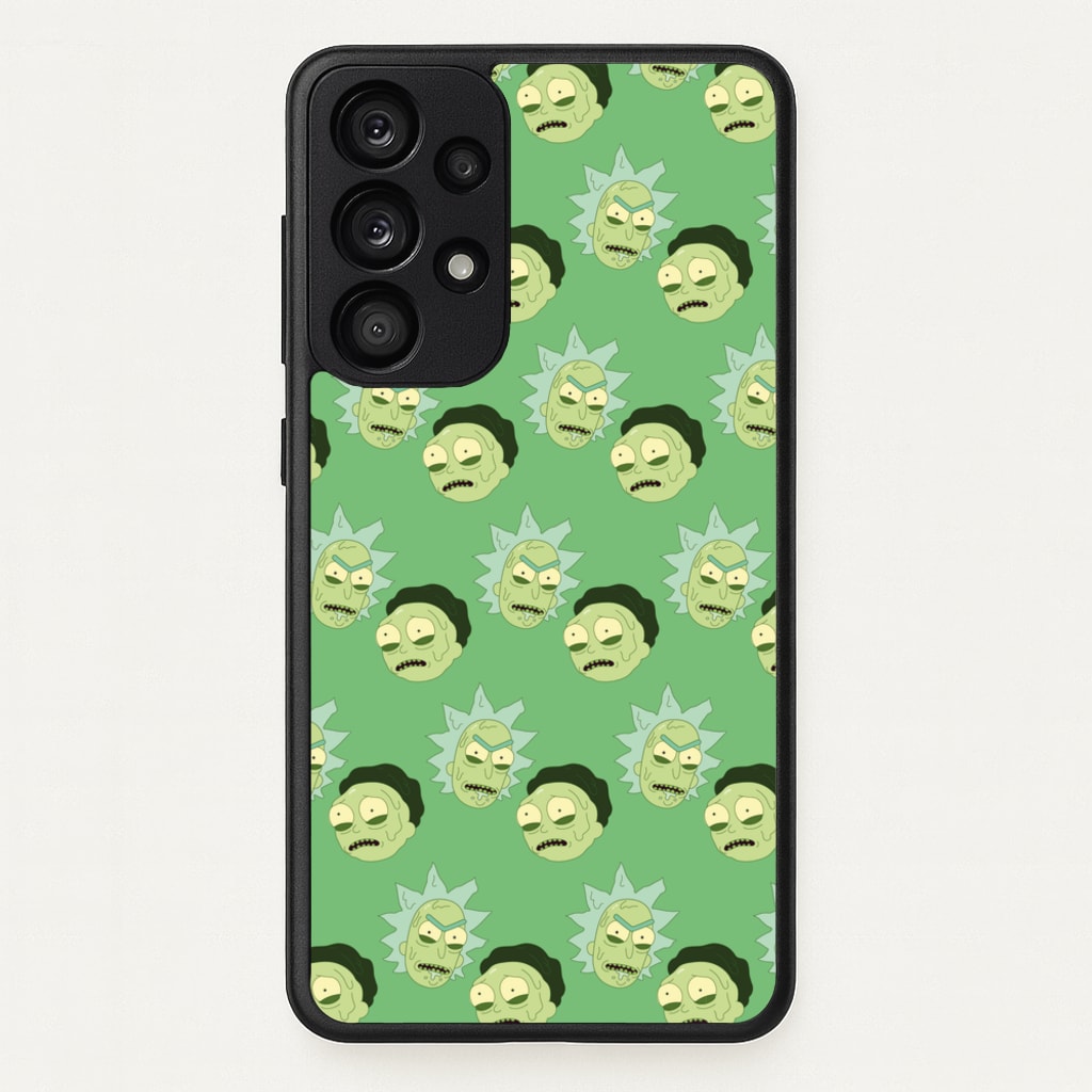 R&M Pattern  - Rick And Morty Phone Case for Galaxy A33