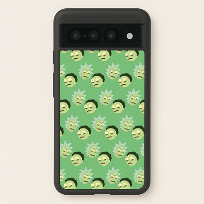 R&M Pattern  - Rick And Morty Phone Case for Google Pixel 7 Pro