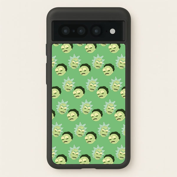 R&M Pattern  - Rick And Morty Phone Case for Google Pixel 7 Pro