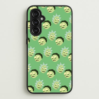 R&M Pattern  - Rick And Morty Phone Case for Galaxy A14