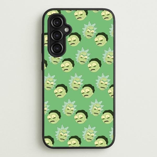 R&M Pattern  - Rick And Morty Phone Case for Galaxy A14
