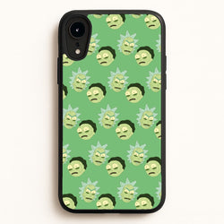 R&M Pattern  - Rick And Morty Phone Case for iPhone XR