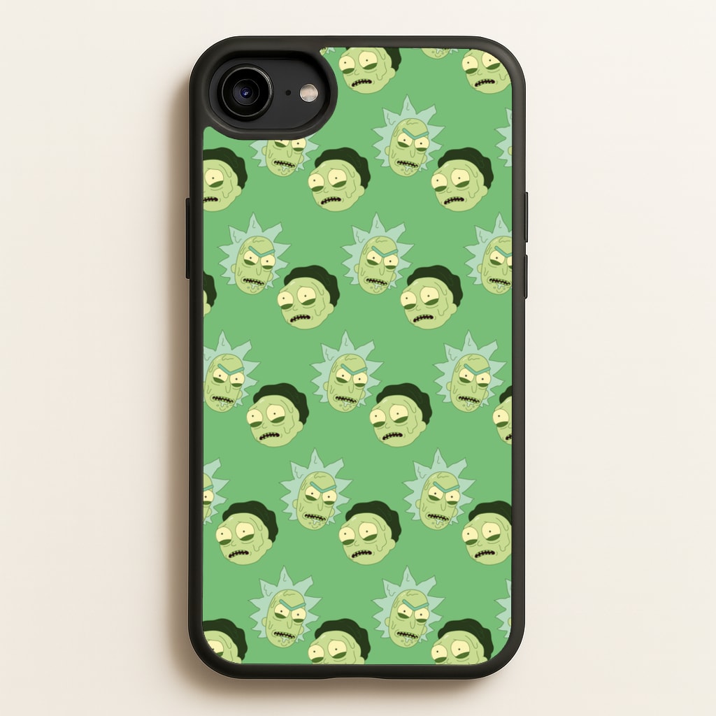 R&M Pattern  - Rick And Morty Phone Case for iPhone 6 / 7 / 8 / SE