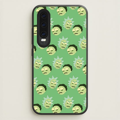 R&M Pattern  - Rick And Morty Phone Case for Huawei P30