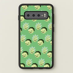 R&M Pattern  - Rick And Morty Phone Case for Galaxy S10 Plus