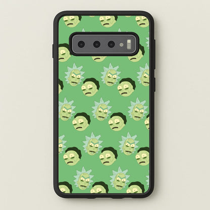 R&M Pattern  - Rick And Morty Phone Case for Galaxy S10 Plus
