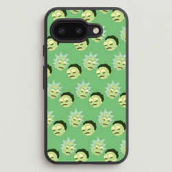 R&M Pattern  - Rick And Morty Phone Case for Google Pixel 9a