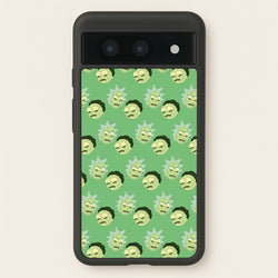 R&M Pattern  - Rick And Morty Phone Case for Google Pixel 8a