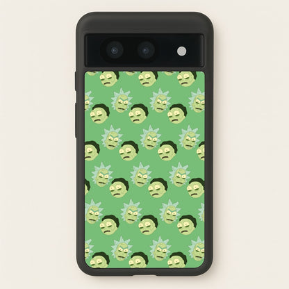 R&M Pattern  - Rick And Morty Phone Case for Google Pixel 8a