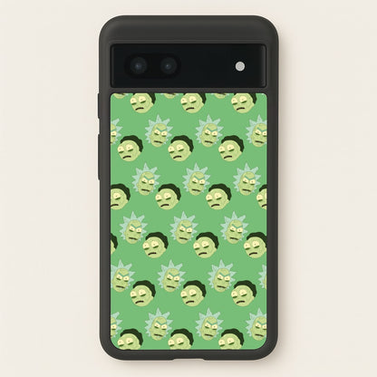 R&M Pattern  - Rick And Morty Phone Case for Google Pixel 6a