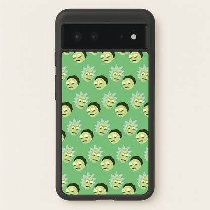 R&M Pattern  - Rick And Morty Phone Case for Google Pixel 6