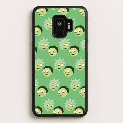 R&M Pattern  - Rick And Morty Phone Case for Galaxy S9