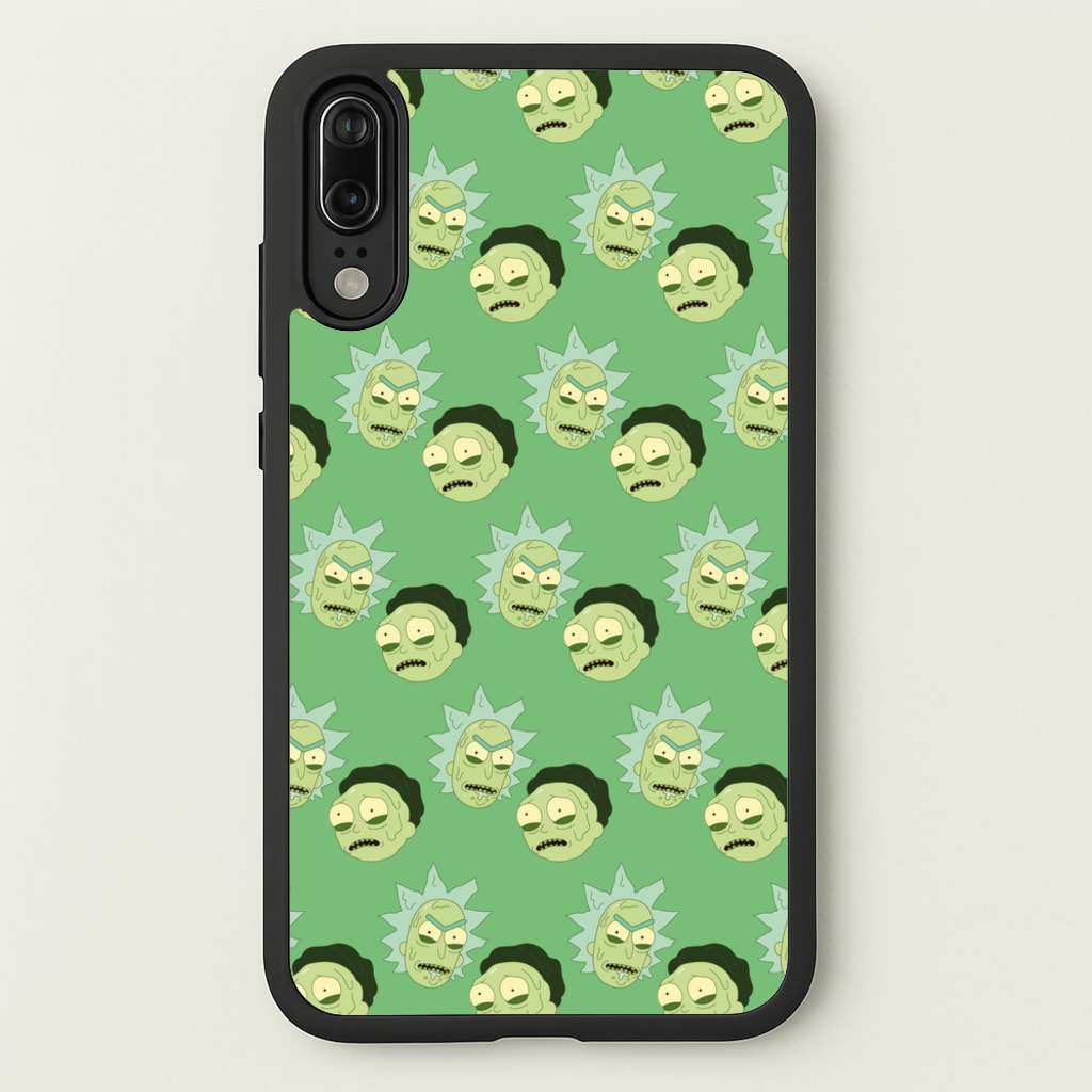 R&M Pattern  - Rick And Morty Phone Case for Huawei P20