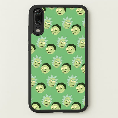 R&M Pattern  - Rick And Morty Phone Case for Huawei P20
