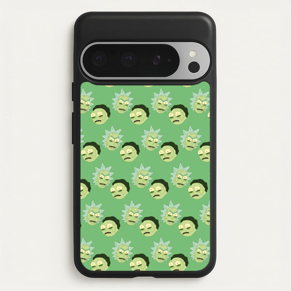 R&M Pattern  - Rick And Morty Phone Case for Google Pixel 9 Pro XL