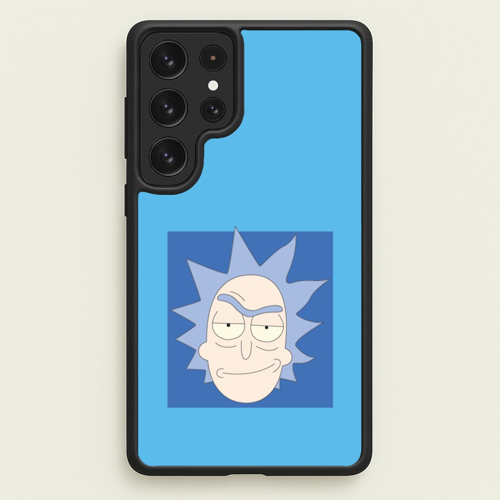 Smirk - Rick And Morty  - Rick And Morty Phone Case for Galaxy S22 Ultra
