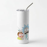 Rick And Morty Skinny Tumblers