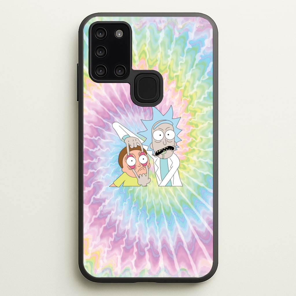 Psychedelic - RAM  - Rick And Morty Phone Case for Galaxy A21s