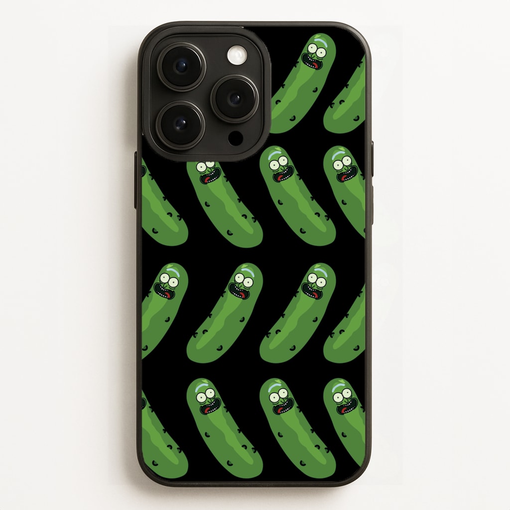 Pickle Rick Pattern - RAM  - Rick And Morty Phone Case for iPhone 16 Pro Max