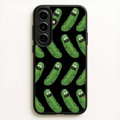 Pickle Rick Pattern - RAM  - Rick And Morty Phone Case for Galaxy A56