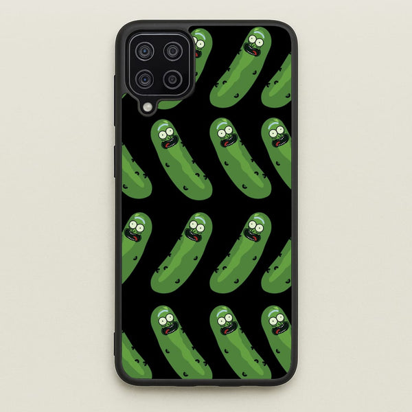 Pickle Rick Pattern - RAM  - Rick And Morty Phone Case for Galaxy A12