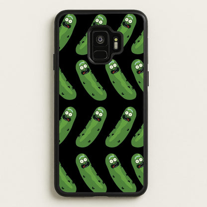 Pickle Rick Pattern - RAM  - Rick And Morty Phone Case for Galaxy S9