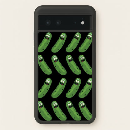 Pickle Rick Pattern - RAM  - Rick And Morty Phone Case for Google Pixel 6