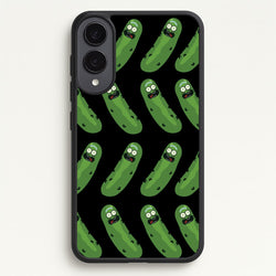 Pickle Rick Pattern - RAM  - Rick And Morty Phone Case for Galaxy S25 Edge