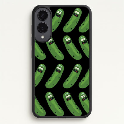 Pickle Rick Pattern - RAM  - Rick And Morty Phone Case for Galaxy S25 Edge