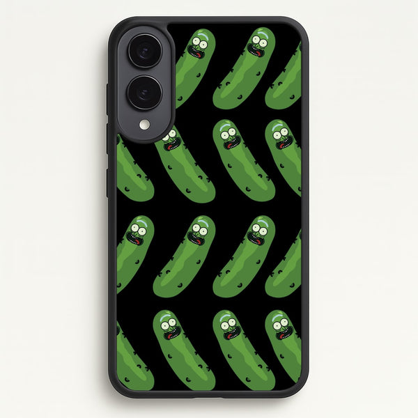 Pickle Rick Pattern - RAM  - Rick And Morty Phone Case for Galaxy S25 Edge