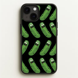 Pickle Rick Pattern - RAM  - Rick And Morty Phone Case for iPhone 13 Mini
