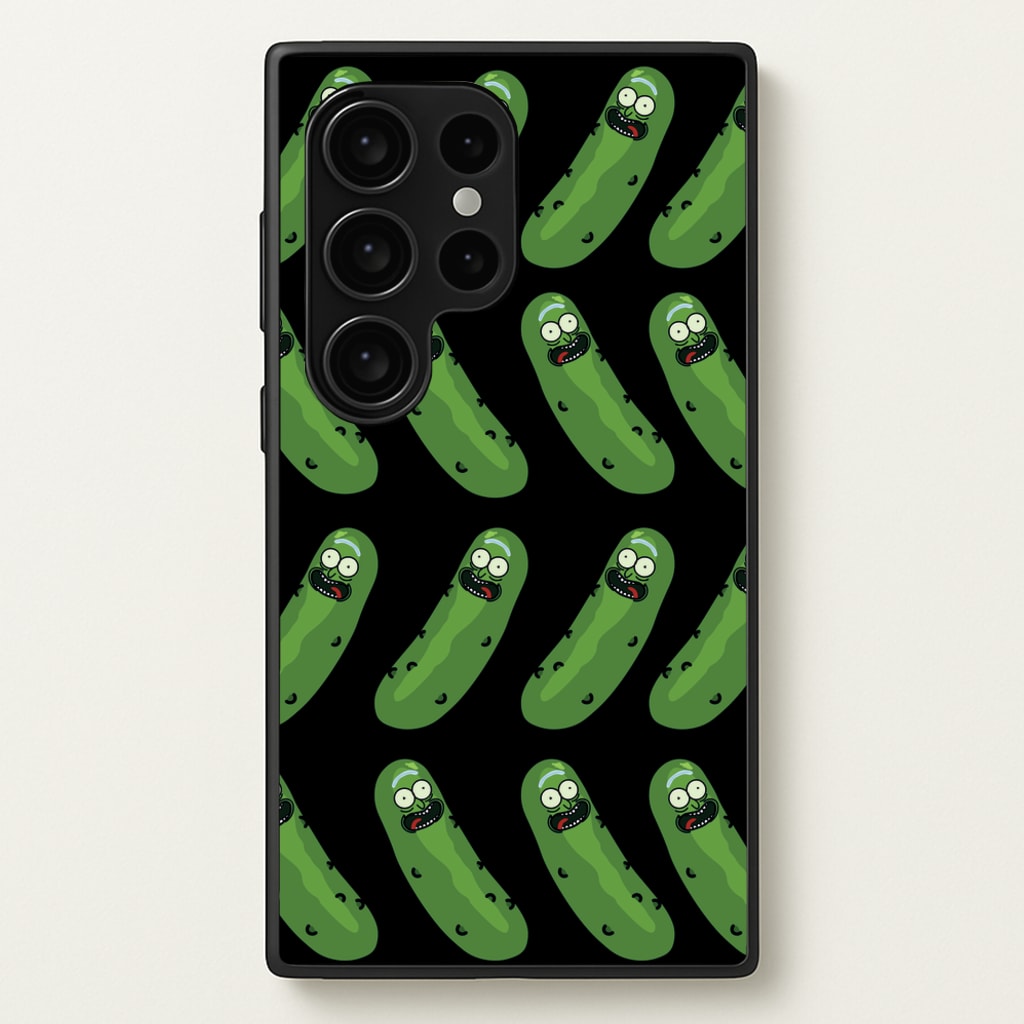 Pickle Rick Pattern - RAM  - Rick And Morty Phone Case for Galaxy S24 Ultra