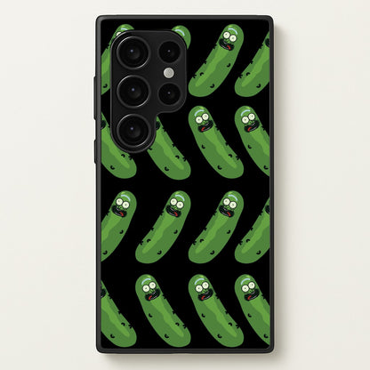 Pickle Rick Pattern - RAM  - Rick And Morty Phone Case for Galaxy S24 Ultra
