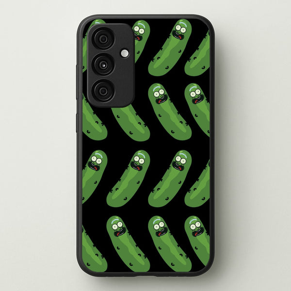 Pickle Rick Pattern - RAM  - Rick And Morty Phone Case for Galaxy A35