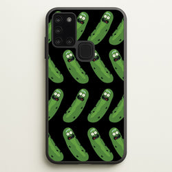 Pickle Rick Pattern - RAM  - Rick And Morty Phone Case for Galaxy A21s