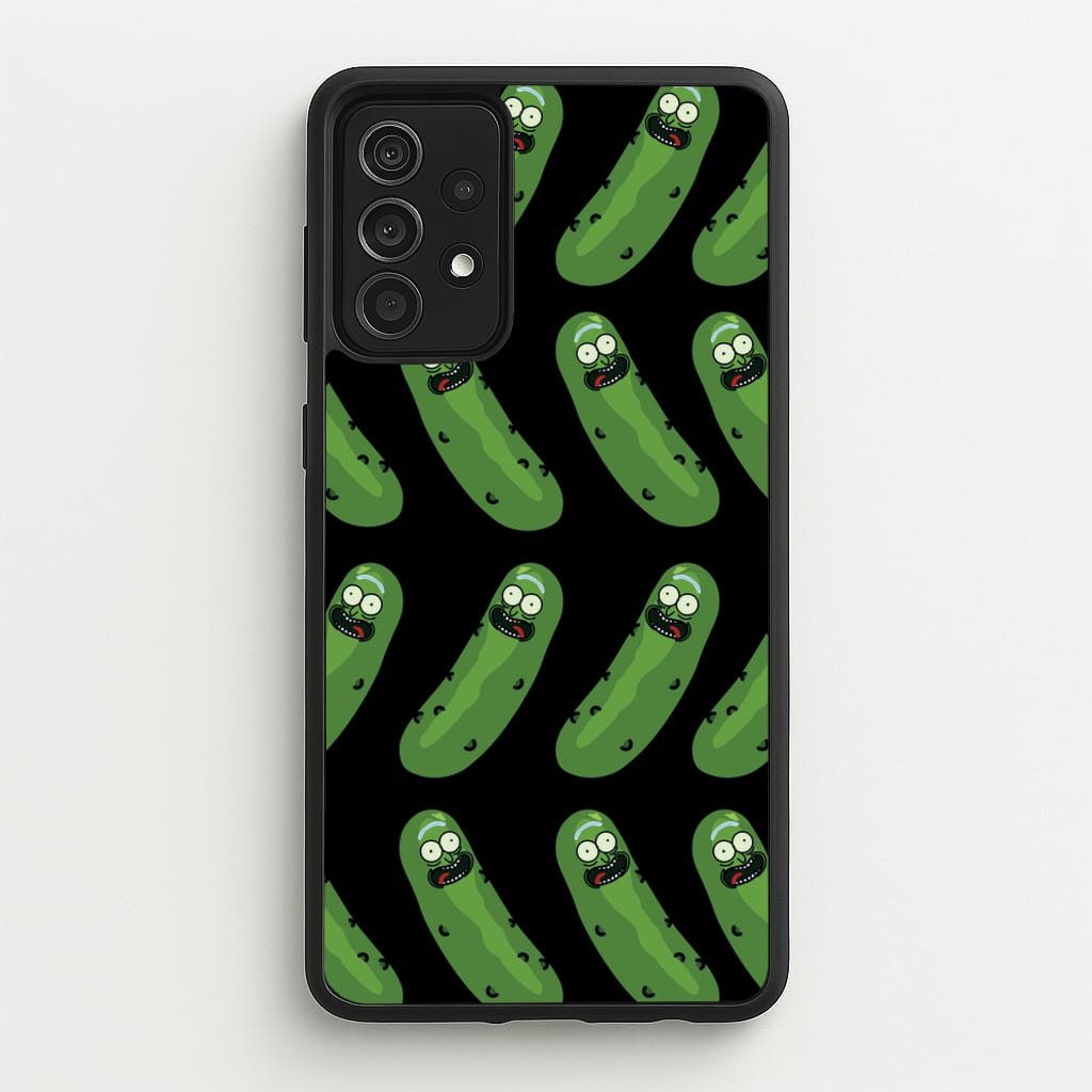 Pickle Rick Pattern - RAM  - Rick And Morty Phone Case for Galaxy A52 / A52s