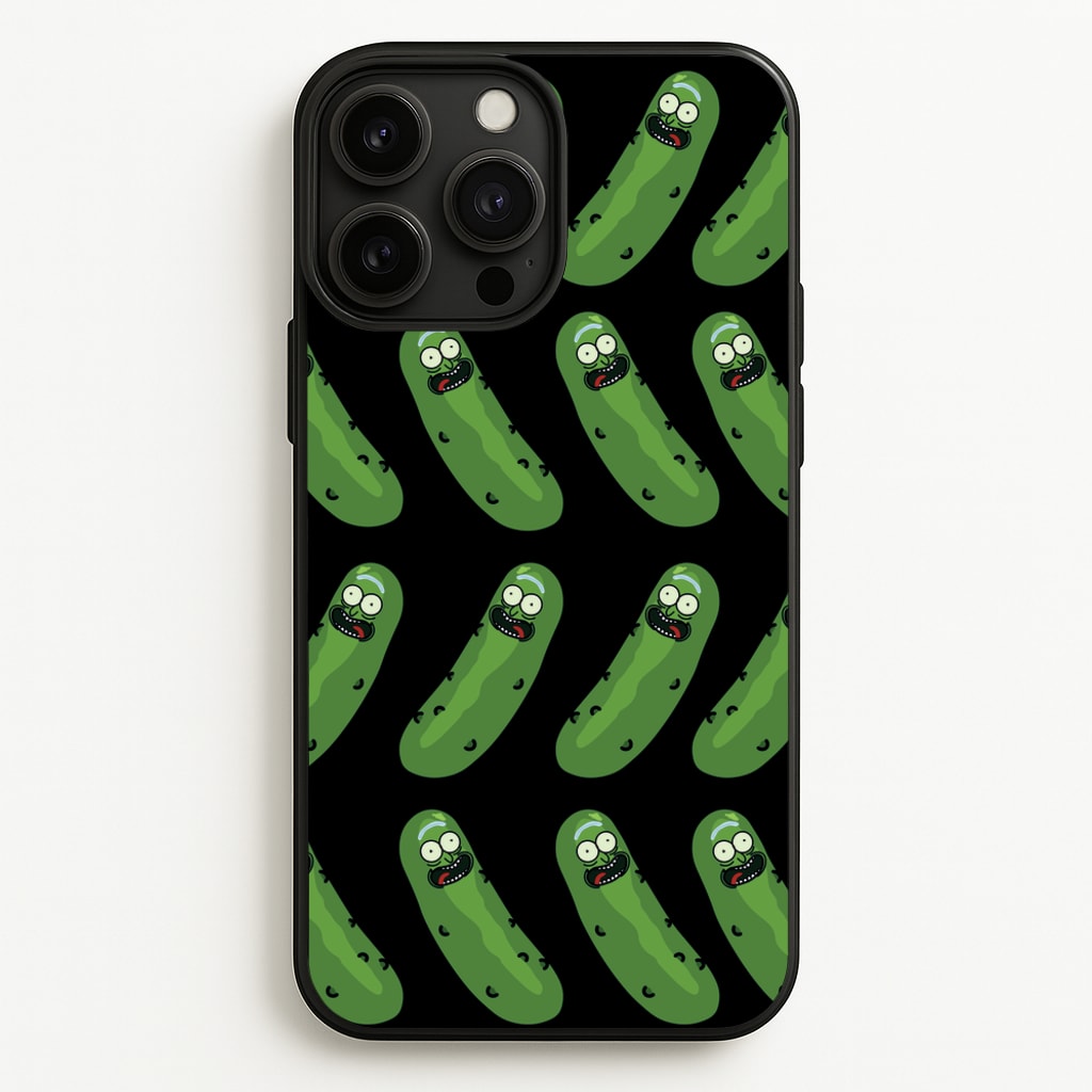 Pickle Rick Pattern - RAM  - Rick And Morty Phone Case for iPhone 13 Pro Max