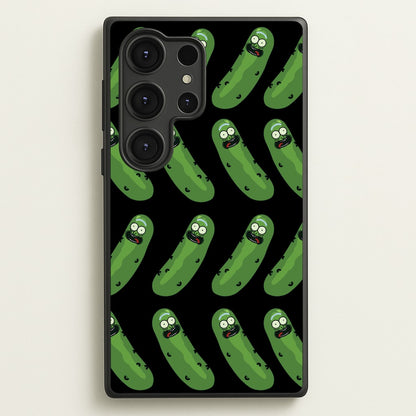 Pickle Rick Pattern - RAM  - Rick And Morty Phone Case for Galaxy S25 Ultra
