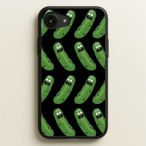 Pickle Rick Pattern - RAM  - Rick And Morty Phone Case for iPhone 16e