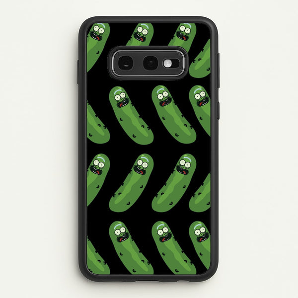 Pickle Rick Pattern - RAM  - Rick And Morty Phone Case for Galaxy S10e